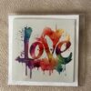 Carte sLOVE ous papier cristal